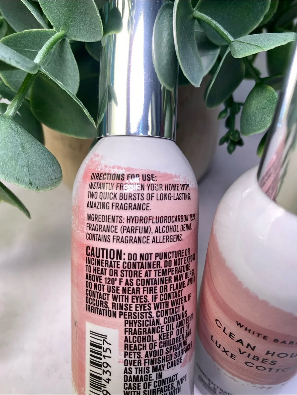 “Clean House Vibes Luxe Cotton” White Barn New Concentrated Room Sprays -2 - Picture 3 of 4